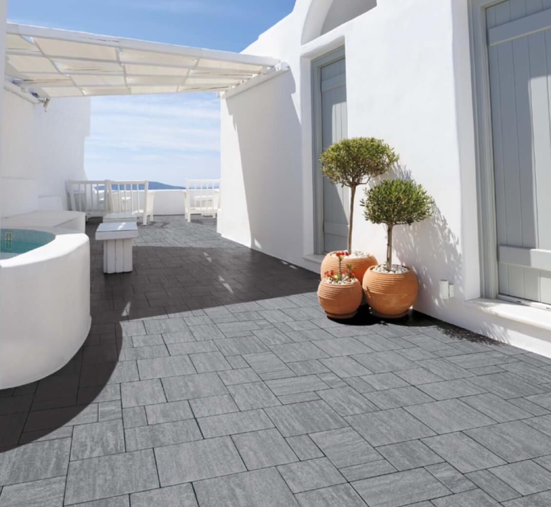 Pavimenti esterni in cemento